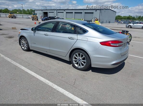 3FA6P0LU3HR249592 2017 FORD FUSION HYBRID Серебряный Задняя левая четверть