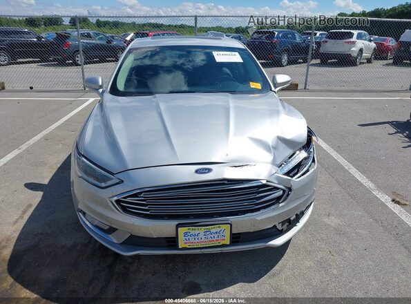 3FA6P0LU3HR249592 2017 FORD FUSION HYBRID Серебряный Вид щитка приборов