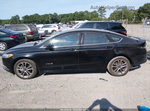 3FA6P0LU3HR300217 2017 FORD FUSION HYBRID Black 