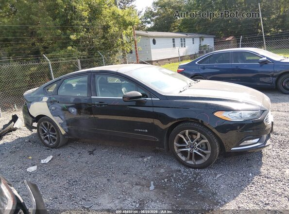 3FA6P0LU3HR300217 2017 FORD FUSION HYBRID Black Vista interior de 360 grados