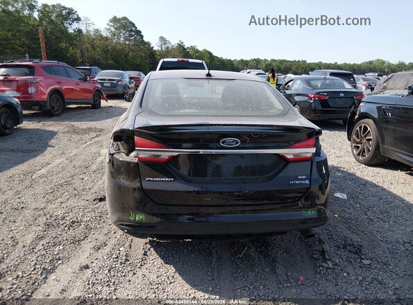 3FA6P0LU3HR300217 2017 FORD FUSION HYBRID Black 