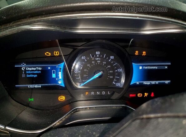 3FA6P0LU3JR125893 2018 FORD FUSION Black Vista del cuadro de instrumentos