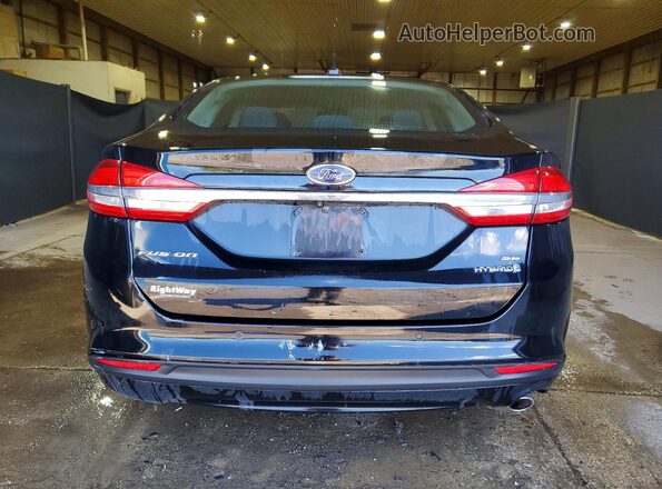 3FA6P0LU3JR125893 2018 FORD FUSION Black Vista trasera
