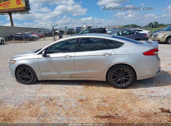 3FA6P0LU3JR128440 2018 FORD FUSION HYBRID Silver 360 interior view