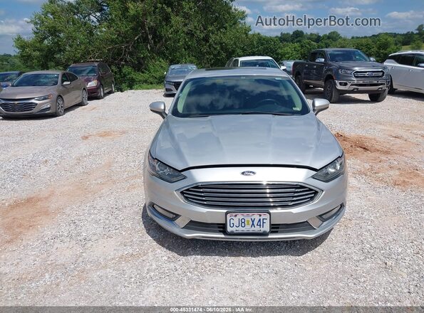 3FA6P0LU3JR128440 2018 FORD FUSION HYBRID Silver Instrument cluster view