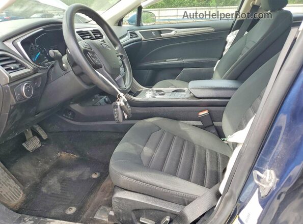 3FA6P0LU3JR145481 2018 FORD FUSION Blue Սալոնի դիմացի տեսք