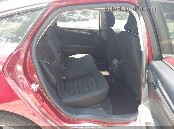 3FA6P0LU3JR153435 2018 FORD FUSION HYBRID Red Вид наклейки з VIN-кодом