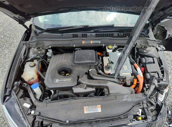 3FA6P0LU3JR245399 2018 FORD FUSION Черный Вид задней части салона