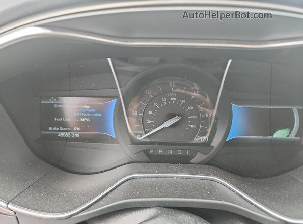 3FA6P0LU3JR245399 2018 FORD FUSION Черный Вид щитка приборов