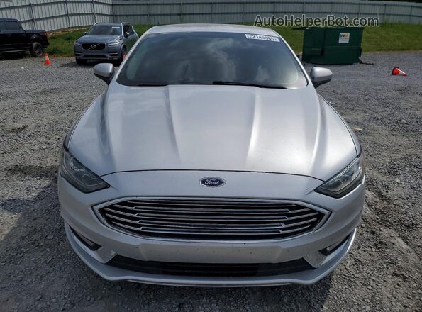 3FA6P0LU3JR283294 2018 FORD FUSION Серебряный Вид спереди