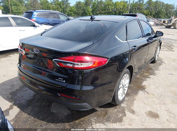 3FA6P0LU3KR119111 2019 FORD FUSION HYBRID Black უკანა მარჯვენა
