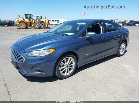 3FA6P0LU3KR226918 2019 FORD FUSION HYBRID Blue 