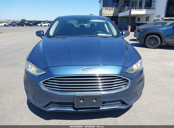 3FA6P0LU3KR226918 2019 FORD FUSION HYBRID Blue 