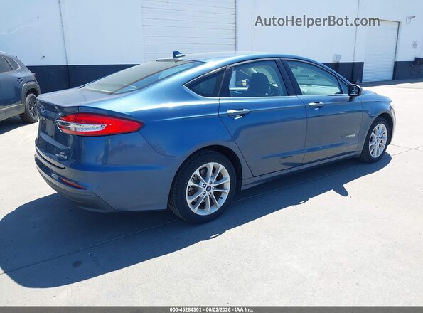 3FA6P0LU3KR226918 2019 FORD FUSION HYBRID Blue 
