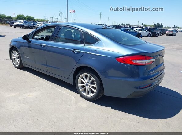 3FA6P0LU3KR226918 2019 FORD FUSION HYBRID Blue 