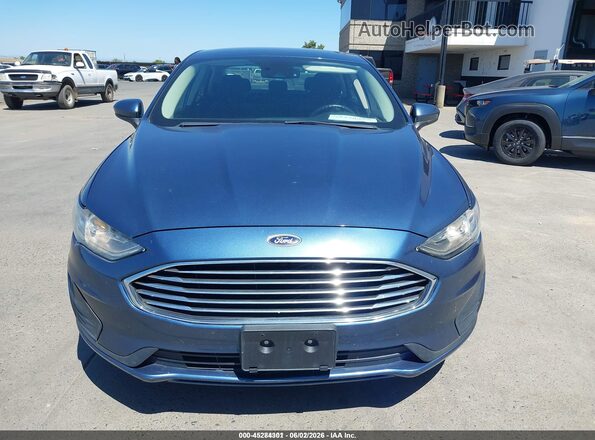 3FA6P0LU3KR226918 2019 FORD FUSION HYBRID Blue 