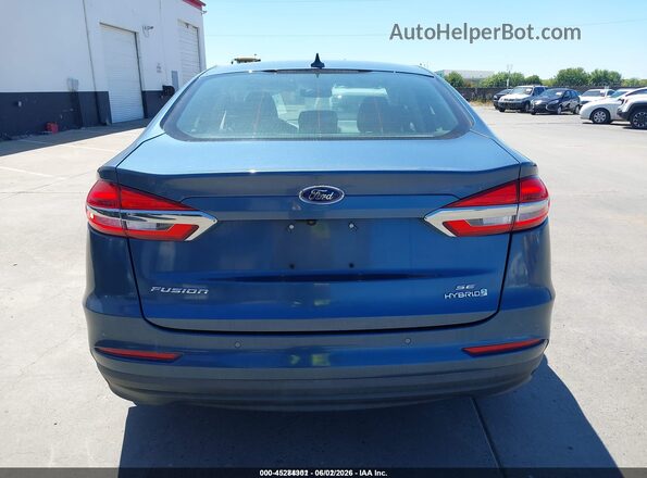 3FA6P0LU3KR226918 2019 FORD FUSION HYBRID Blue 