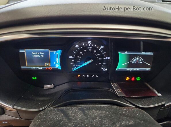 3FA6P0LU3LR162414 2020 FORD FUSION Серебряный Вид щитка приборов