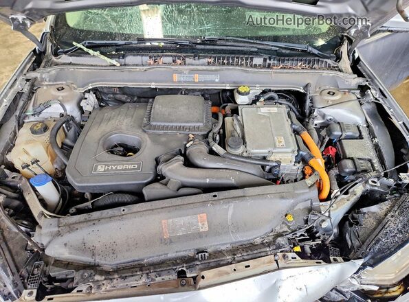 3FA6P0LU3LR162414 2020 FORD FUSION Серебряный Вид задней части салона