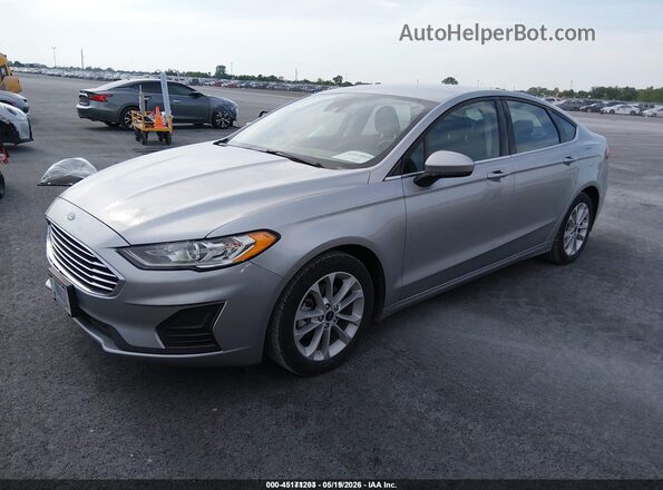 3FA6P0LU3LR197017 2020 FORD FUSION Silver Front left