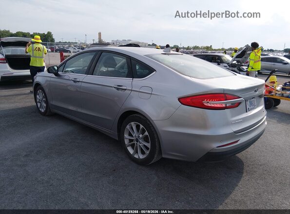 3FA6P0LU3LR197017 2020 FORD FUSION Silver Rear left