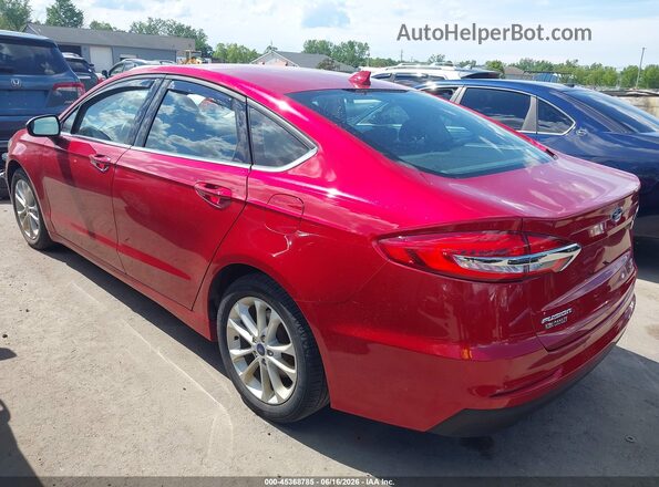 3FA6P0LU3LR221266 2020 FORD FUSION Red Rear left