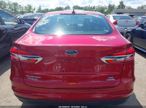 3FA6P0LU3LR221266 2020 FORD FUSION Red 
