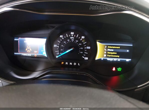 3FA6P0LU3LR233580 2020 FORD FUSION Silver Vista de los asientos traseros