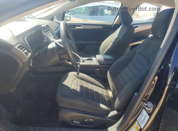 3FA6P0LU3LR239945 2020 FORD FUSION Black Вид салону спереду