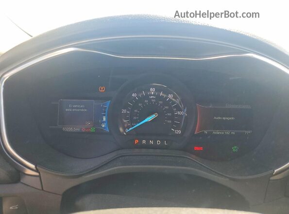 3FA6P0LU3LR239945 2020 FORD FUSION Black Вид щитка приладів