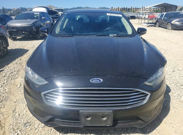 3FA6P0LU3LR239945 2020 FORD FUSION Black Вид спереду