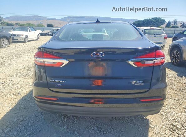 3FA6P0LU3LR239945 2020 FORD FUSION Black Вид ззаду