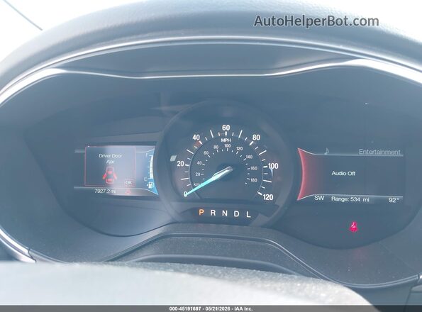 3FA6P0LU3LR264960 2020 FORD FUSION White Вид задніх сидінь