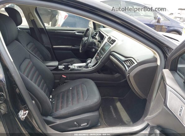 3FA6P0LU4GR176781 2016 FORD FUSION HYBRID Black Front interior view