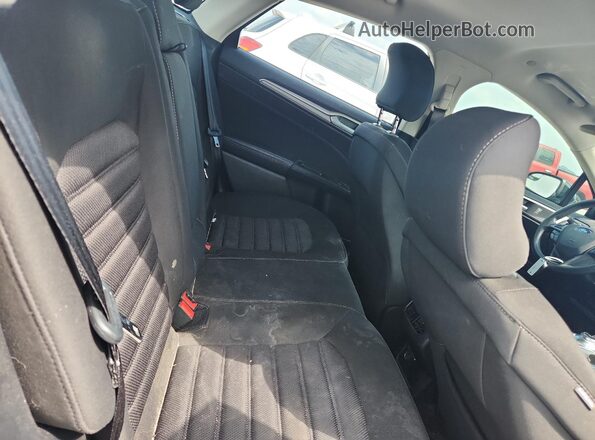 3FA6P0LU4HR105601 2017 FORD FUSION Black Rear seats view