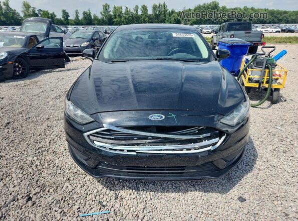 3FA6P0LU4HR105601 2017 FORD FUSION Black Front view