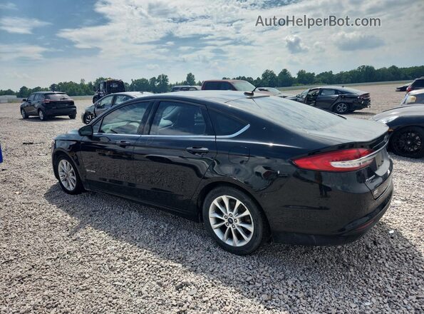 3FA6P0LU4HR105601 2017 FORD FUSION Black Rear left