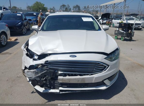 3FA6P0LU4HR217606 2017 FORD FUSION HYBRID White Rear interior view