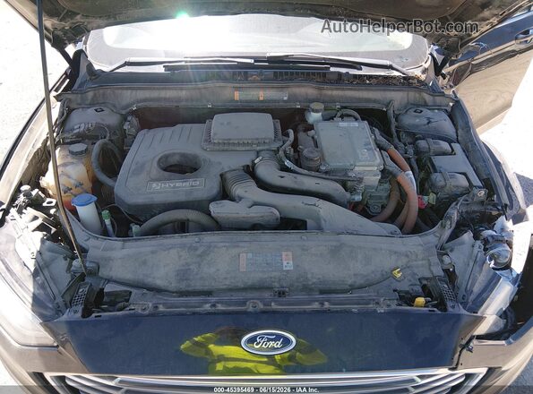 3FA6P0LU4HR233756 2017 FORD FUSION HYBRID Black Widok z tyłu