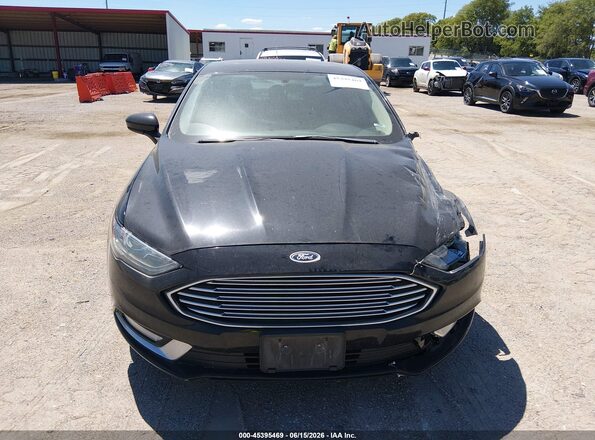 3FA6P0LU4HR233756 2017 FORD FUSION HYBRID Black Widok zestawu wskaźników