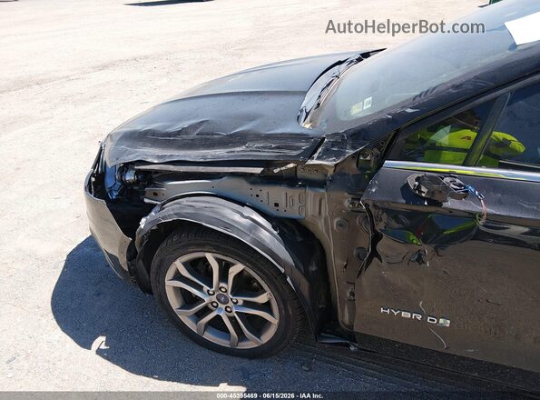 3FA6P0LU4HR233756 2017 FORD FUSION HYBRID Black 