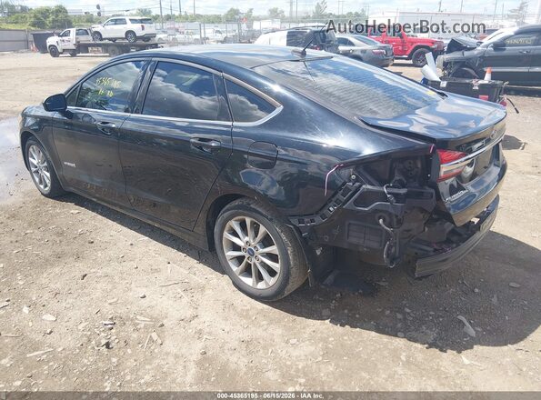 3FA6P0LU4HR356439 2017 FORD FUSION HYBRID Black 