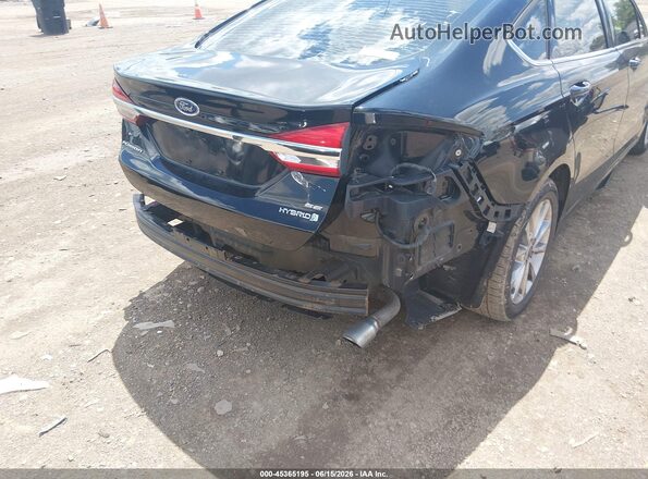 3FA6P0LU4HR356439 2017 FORD FUSION HYBRID Black 