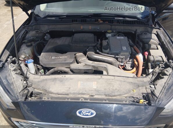 3FA6P0LU4HR356439 2017 FORD FUSION HYBRID Black 