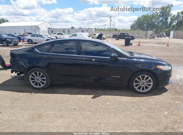 3FA6P0LU4HR356439 2017 FORD FUSION HYBRID Black 