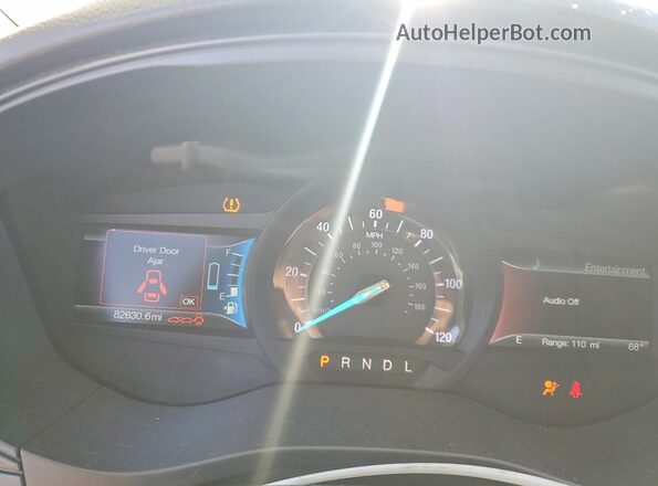 3FA6P0LU4JR211889 2018 FORD FUSION Silver Vista del cuadro de instrumentos
