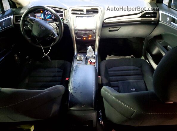 3FA6P0LU4JR213836 2018 FORD FUSION Charcoal Dashboard view