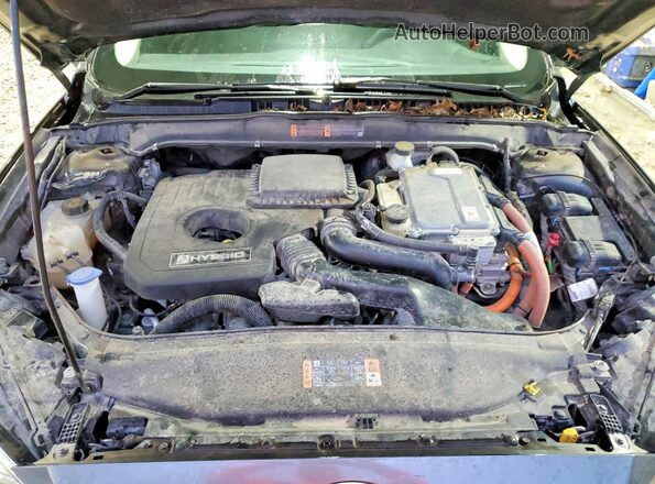 3FA6P0LU4JR213836 2018 FORD FUSION Charcoal Rear interior view