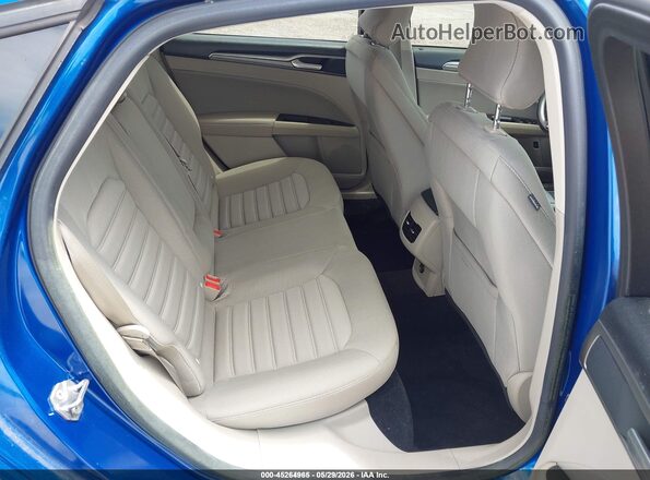 3FA6P0LU4JR235710 2018 FORD FUSION HYBRID Blue VIN sticker view