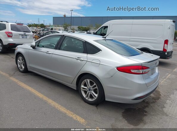 3FA6P0LU4JR247808 2018 FORD FUSION HYBRID Silver Հետևի ձախ